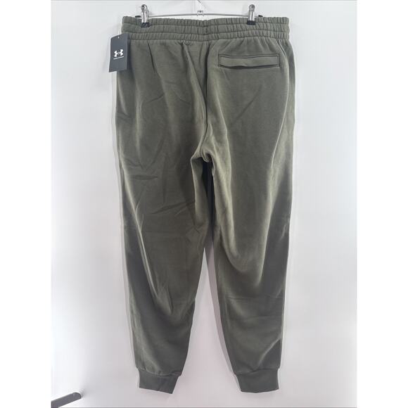 $55 Under Armour Men's Rival Fleece Joggers Size Large, Color:Marine Green NWT.. - Picture 2 of 16